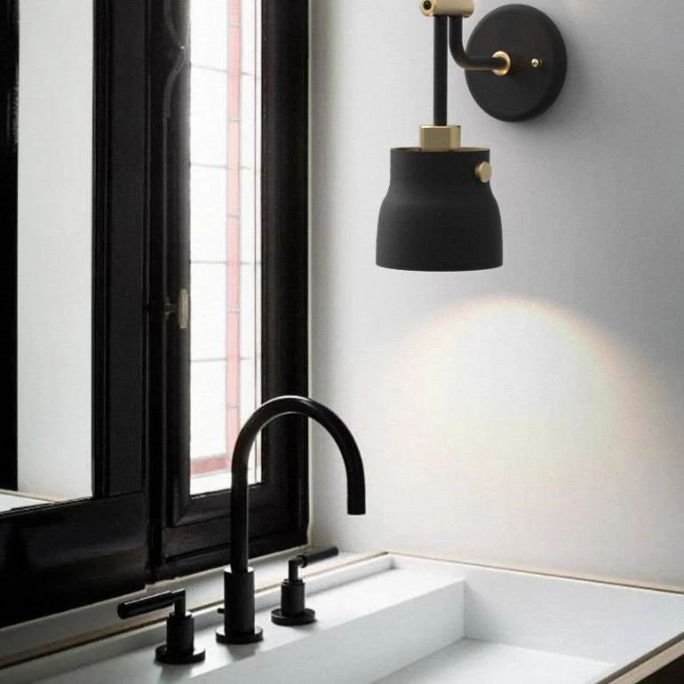 Applique Murale Design LED Avec Abat-jour Arrondi En Métal Mat 6 Applique Murale Design LED Avec Abat-jour Arrondi En Métal Mat – Image 4