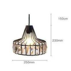 Suspension Design LED En Verre Crystal Avec Formes Géométriques Style Hang -Lumeers Boutique product image 1619842834 d25c547d f36c 4da1 8a80 a249c2c2067e