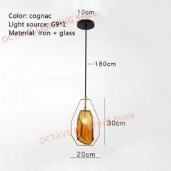 Suspension Design LED En Verre Géométrique De Couleurs Coffee -Lumeers Boutique product image 1621672913 8c0a05ce 6bc4 4722 8d76 35a69bb7cdc3