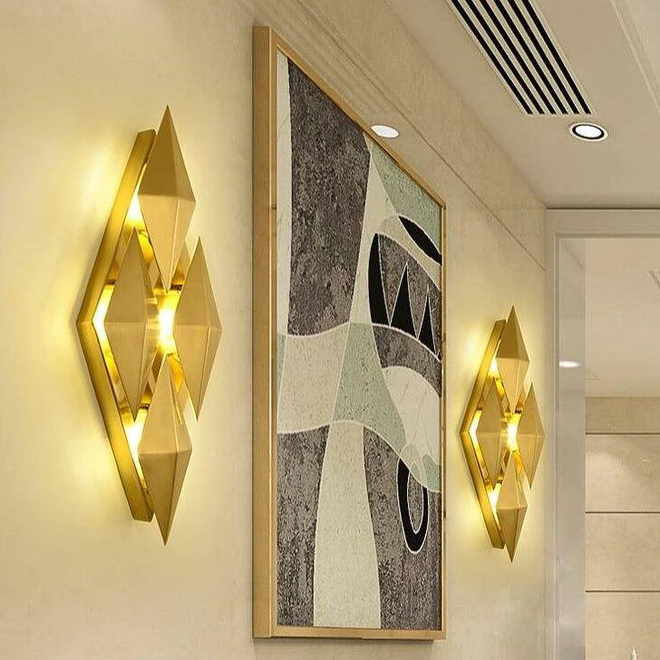 Applique Murale Design LED Avec Plusieurs Losanges En Métal 8 Applique Murale Design LED Avec Plusieurs Losanges En Métal – Image 6