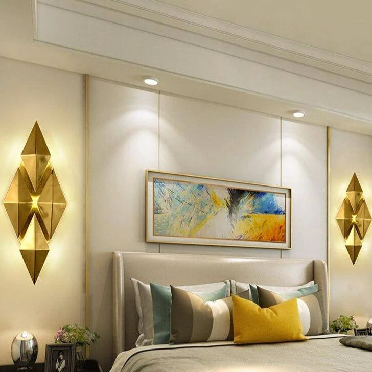 Applique Murale Design LED Avec Plusieurs Losanges En Métal 5 Applique Murale Design LED Avec Plusieurs Losanges En Métal – Image 3