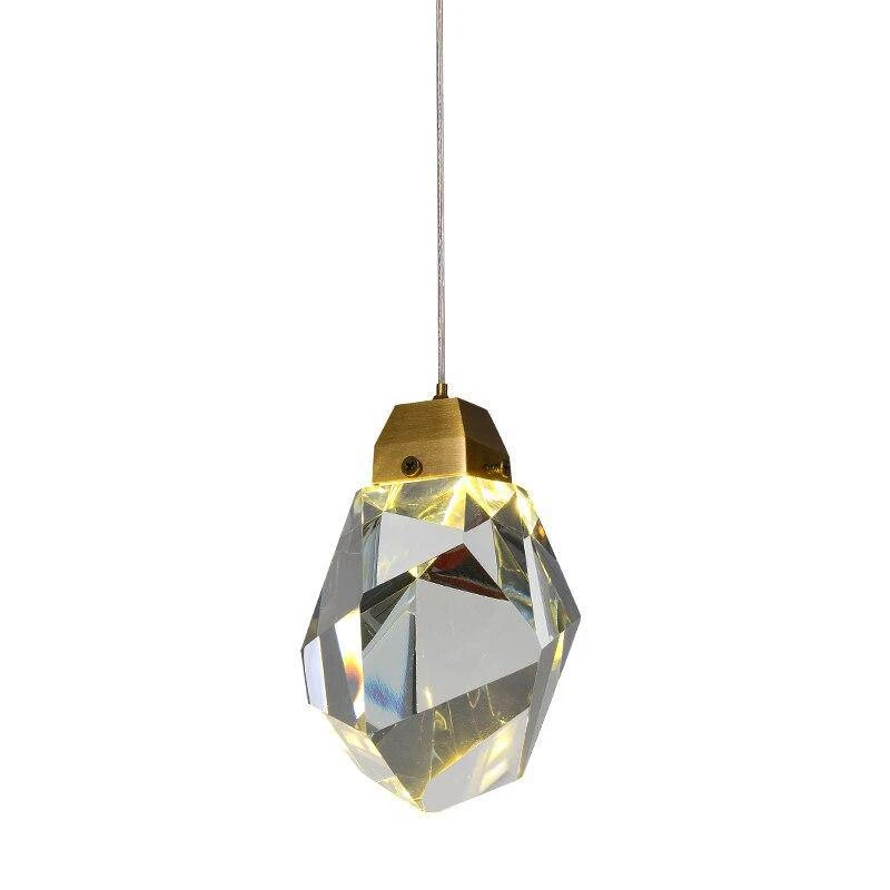 Suspension Design LED Avec Cristal En Verre Luxury 7 Suspension Design LED Avec Cristal En Verre Luxury – Image 5