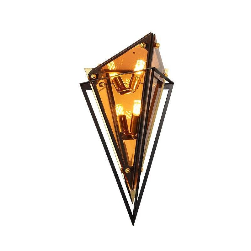 Applique Murale Design à LED En Verre De Formes Triangulaires 7 Applique Murale Design à LED En Verre De Formes Triangulaires – Image 5