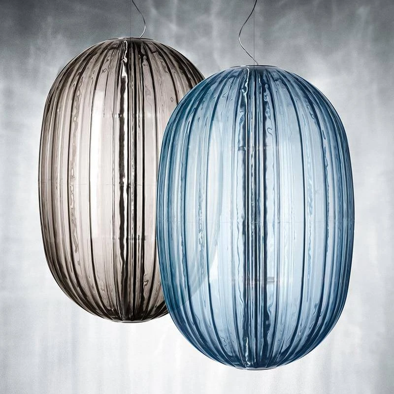 Suspension Design LED Avec Abat-jour En Verre Coloré 5 Suspension Design LED Avec Abat-jour En Verre Coloré – Image 3