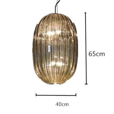 Suspension Design LED Avec Abat-jour En Verre Coloré 12 Suspension Design LED Avec Abat-jour En Verre Coloré – Image 10