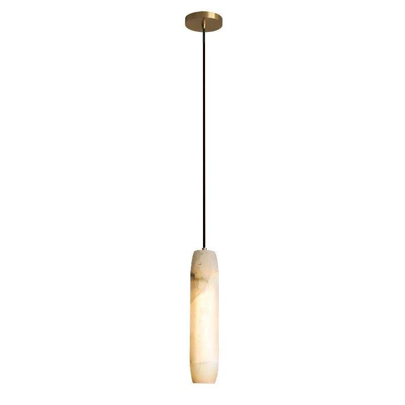 Suspension Design LED Avec Abat-jour En Marbre Blanc Luxury 7 Suspension Design LED Avec Abat-jour En Marbre Blanc Luxury – Image 5