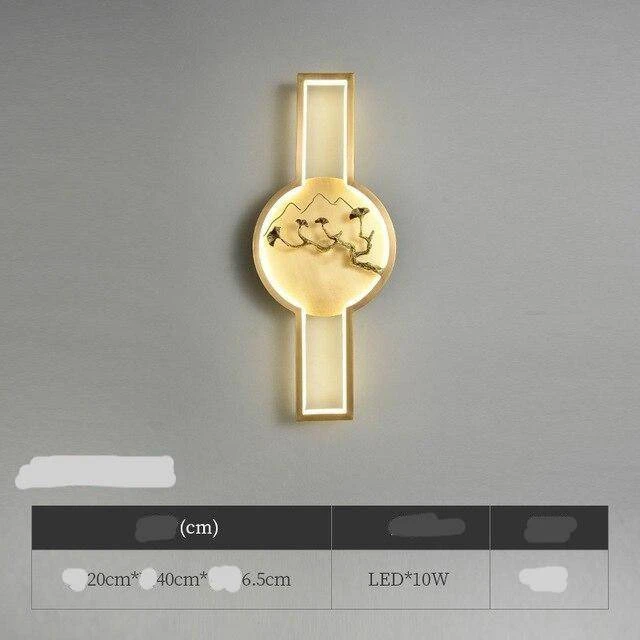 Applique Murale LED Avec Cercle Design Style Japonais 7 Applique Murale LED Avec Cercle Design Style Japonais – Image 5