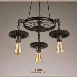 Lustre Rétro LED Avec Ampoules Edison Et Engrenages Industriels -Lumeers Boutique product image 1643619663 0c48dfe9 0af1 44d4 904e fd16c063a0ea
