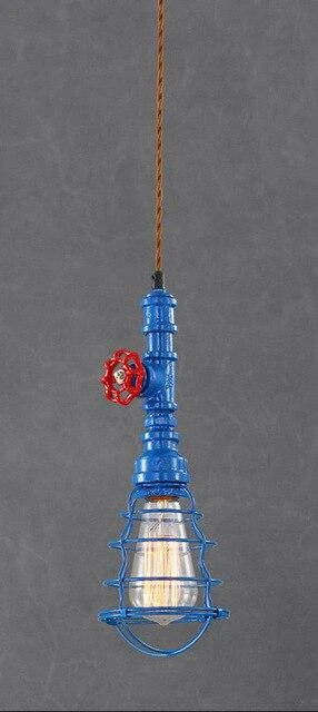 Lustre Industriel LED Avec Plusieurs Abat-jours Cage En Métal Coloré 9 Lustre Industriel LED Avec Plusieurs Abat-jours Cage En Métal Coloré – Image 7