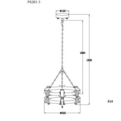 Suspension Retro LED Avec Chaines Et Abat-jour Métal -Lumeers Boutique product image 1643623572 0796806e c9b3 43e1 ab57 b8e4efa907b6