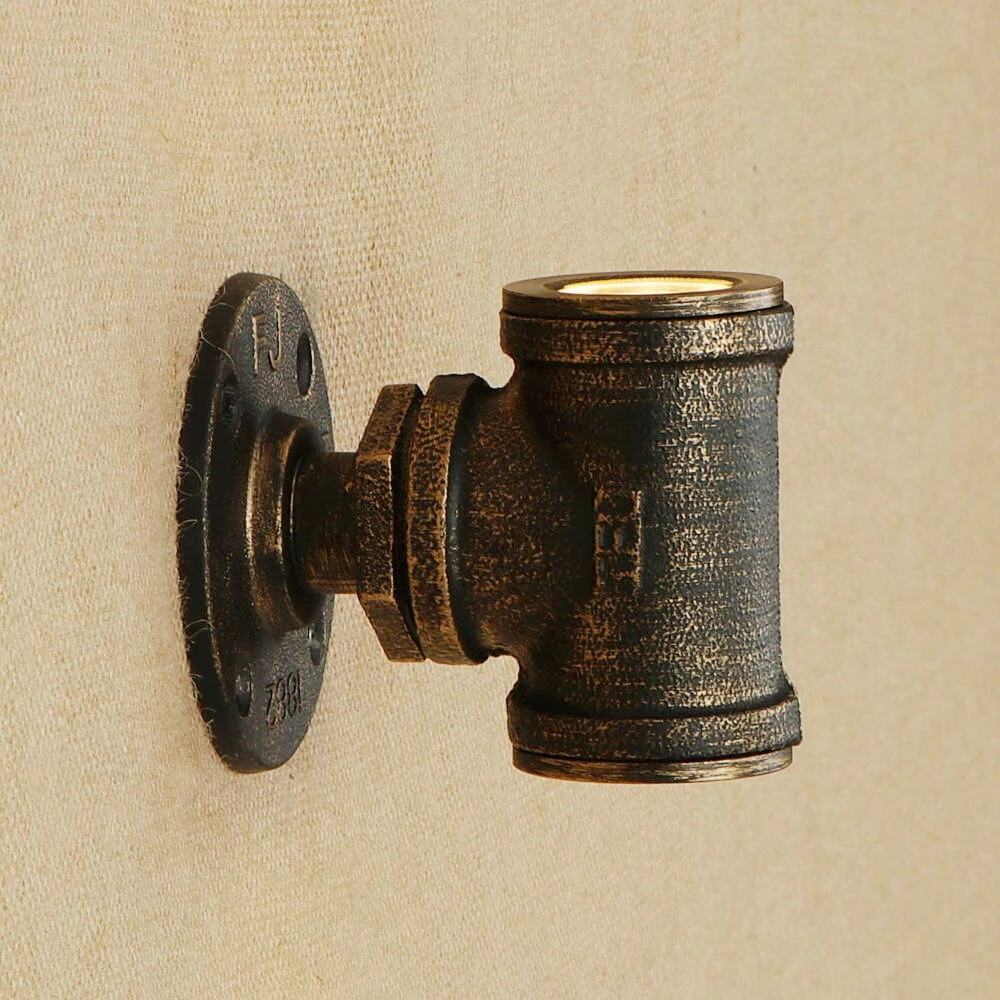 Applique Murale Retro LED Style Tuyau Métallique Tino 7 Applique Murale Retro LED Style Tuyau Métallique Tino – Image 5