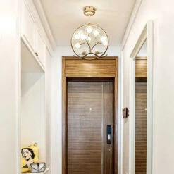 Lustre Moderne Avec Arbre Et Oiseaux Dans Anneau Rhym -Lumeers Boutique product image 1722242932