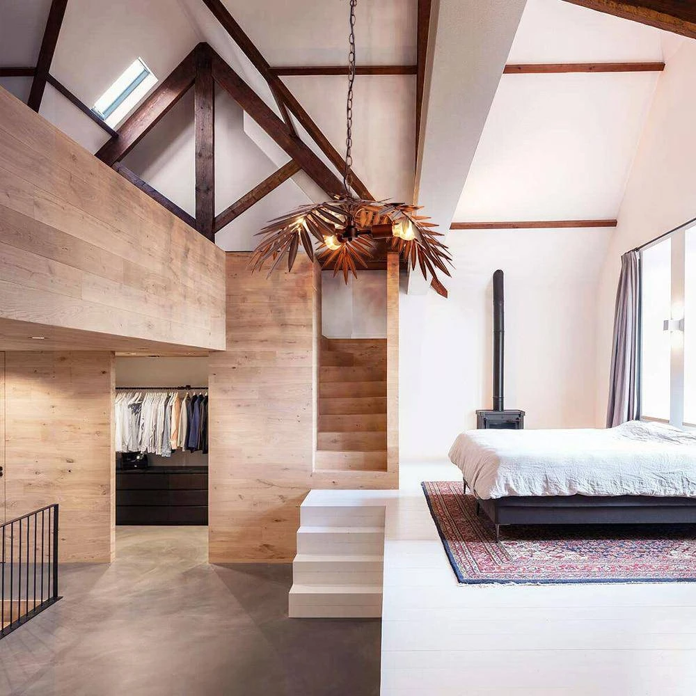 Suspension Design à LED En Métal Imitation Palmier 4 Suspension Design à LED En Métal Imitation Palmier – Image 2