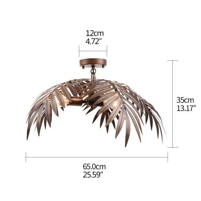 Suspension Design à LED En Métal Imitation Palmier 11 Suspension Design à LED En Métal Imitation Palmier – Image 9