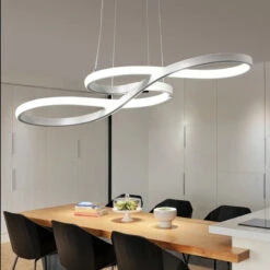 Lustre Moderne Avec Deux Symboles D'infini Métalliques Kemena 19 Lustre Moderne Avec Deux Symboles D'infini Métalliques Kemena -Lumeers Boutique product image 1736701303