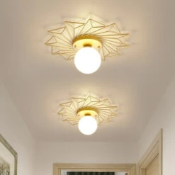 Plafonnier Moderne LED Avec Soleil Métallique Et Globe Sana -Lumeers Boutique product image 1754918461