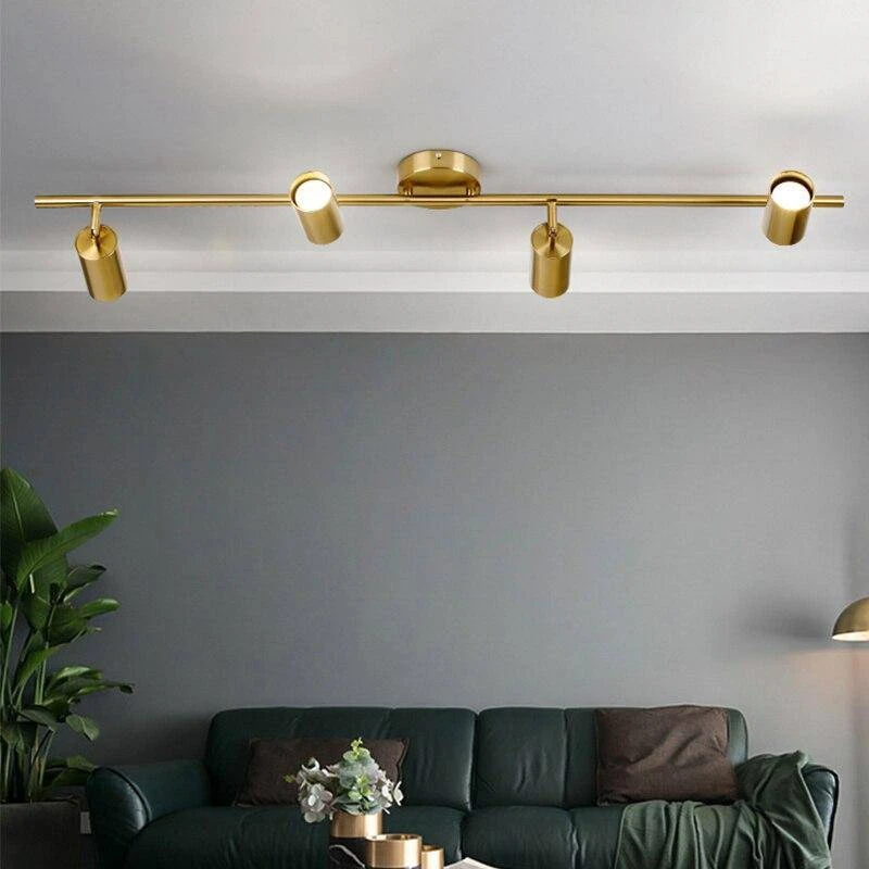 Spot Design à LED En Métal Doré Style Hallway 5 Spot Design à LED En Métal Doré Style Hallway – Image 3
