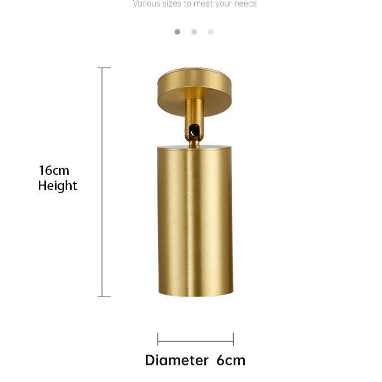 Spot Design à LED En Métal Doré Style Hallway 12 Spot Design à LED En Métal Doré Style Hallway – Image 10