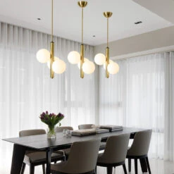 Suspension Moderne LED Avec 3 Globes En Verre Lluna -Lumeers Boutique product image 1774665644