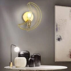 Applique Murale Design LED En Métal Doré Style Galaxie -Lumeers Boutique product image 1774802968 ecb1ebc8 7c17 446b ac6a 94a138e95f34