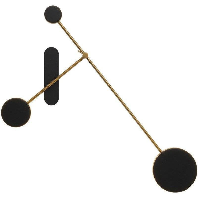 Applique Murale Design LED Avec Plusieurs Disques Noirs Loft 9 Applique Murale Design LED Avec Plusieurs Disques Noirs Loft – Image 7