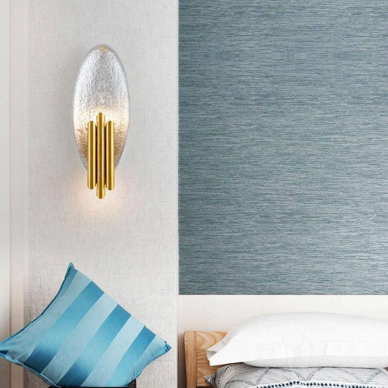 Applique Murale Design à LED Avec Tuile En Métal Et Tube Doré 4 Applique Murale Design à LED Avec Tuile En Métal Et Tube Doré – Image 2