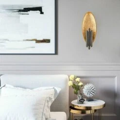 Applique Murale Design à LED Avec Tuile En Métal Et Tube Doré 14 Applique Murale Design à LED Avec Tuile En Métal Et Tube Doré -Lumeers Boutique product image 1784814421 396f7bad 5e34 4dd2 a14d 91056a204274