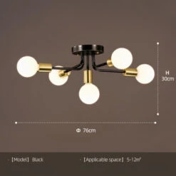 Plafonnier Moderne Avec 5 Bras Emmêlés En Métal Naiara 15 Plafonnier Moderne Avec 5 Bras Emmêlés En Métal Naiara -Lumeers Boutique product image 1822688510
