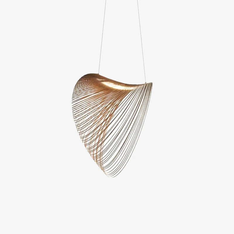 Suspension Scandinave LED En Forme De Conque En Bois Mahina 3 Suspension Scandinave LED En Forme De Conque En Bois Mahina