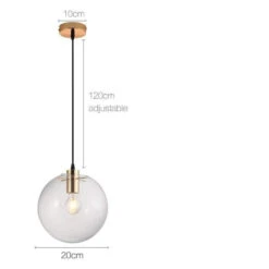 Suspension Design Avec Boule En Verre Suspendue Dixie -Lumeers Boutique product image 1837072382