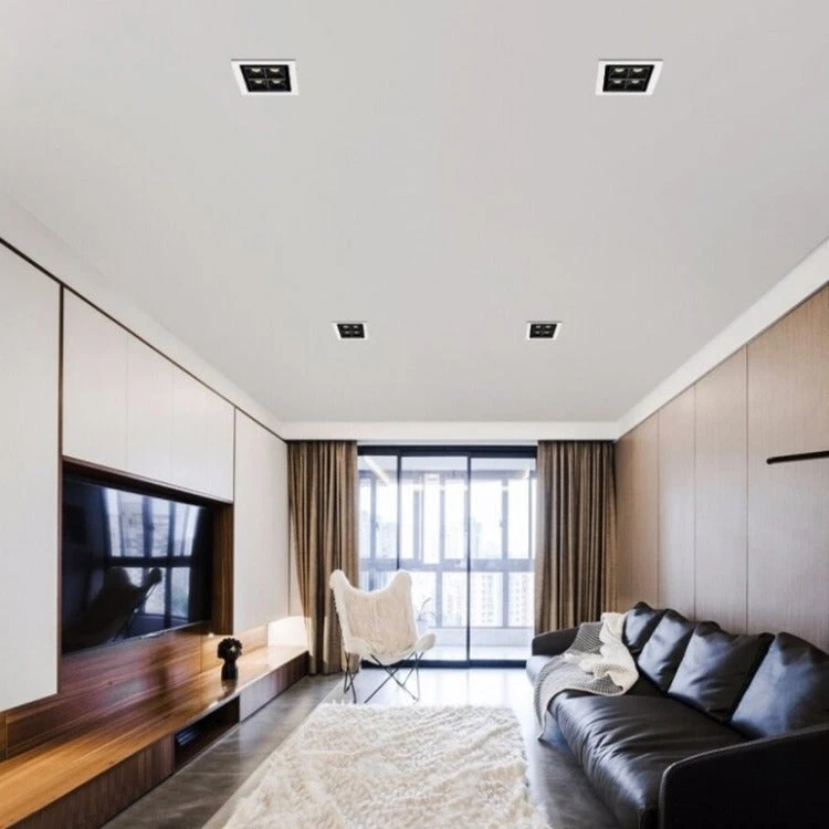 Spot Moderne LED Carré Et Angle Ajustable à 60° Dina 4 Spot Moderne LED Carré Et Angle Ajustable à 60° Dina – Image 2