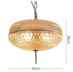 Suspension Vintage Style Oriental En Verre Helia -Lumeers Boutique product image 1848421888