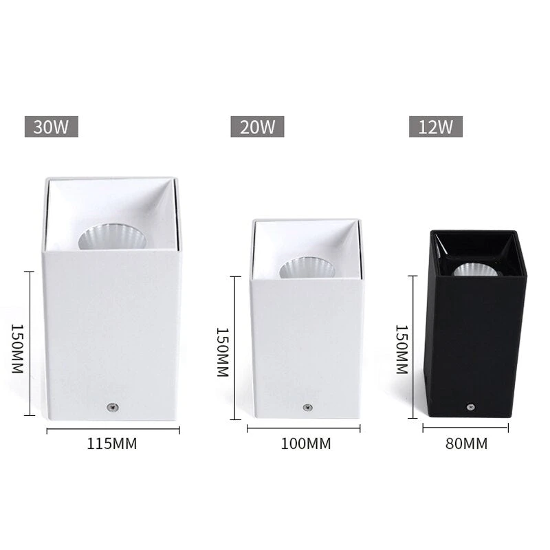 Spot Moderne LED Cubique Et Métallique Elma 9 Spot Moderne LED Cubique Et Métallique Elma – Image 7