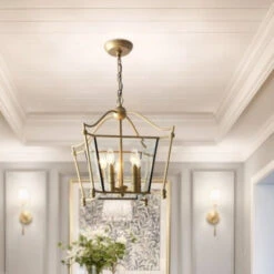 Suspension Vintage En Forme De Carré Alsacien Tyna -Lumeers Boutique product image 1889909733