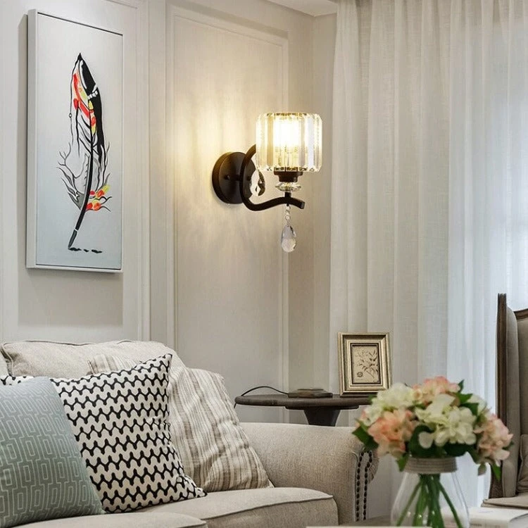 Applique Murale Vintage Avec Abat-jour Carré Matteo 5 Applique Murale Vintage Avec Abat-jour Carré Matteo – Image 3