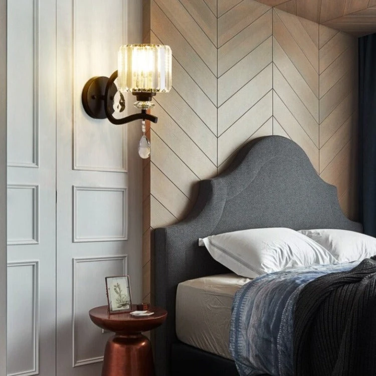 Applique Murale Vintage Avec Abat-jour Carré Matteo 8 Applique Murale Vintage Avec Abat-jour Carré Matteo – Image 6