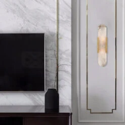 Applique Murale Design Cylindrique Effet Marbre Aïda -Lumeers Boutique product image 1889911332