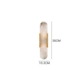 Applique Murale Design Cylindrique Effet Marbre Aïda -Lumeers Boutique product image 1889911344