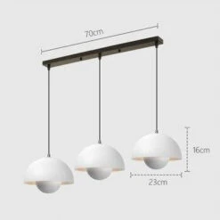 Suspension Moderne Avec Abat Jour Demi-cercle Coloré Maryana -Lumeers Boutique product image 1891444394