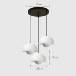 Suspension Moderne Avec Abat Jour Demi-cercle Coloré Maryana -Lumeers Boutique product image 1891444403