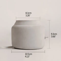 Lampe à Poser Rétro En Ciment Gris Lino 19 Lampe à Poser Rétro En Ciment Gris Lino -Lumeers Boutique product image 1897803048