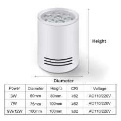 Spot Moderne LED Cylindrique En Aluminium Avec Effet Nid D'abeille Beepy -Lumeers Boutique product image 1902030780