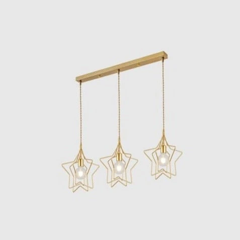 Lustre Moderne LED Avec Plusieurs Formes Géometriques Yria 6 Lustre Moderne LED Avec Plusieurs Formes Géometriques Yria – Image 4