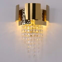 Applique Murale Moderne LED Avec Goutes En Cristal Vega -Lumeers Boutique product image 1925779804