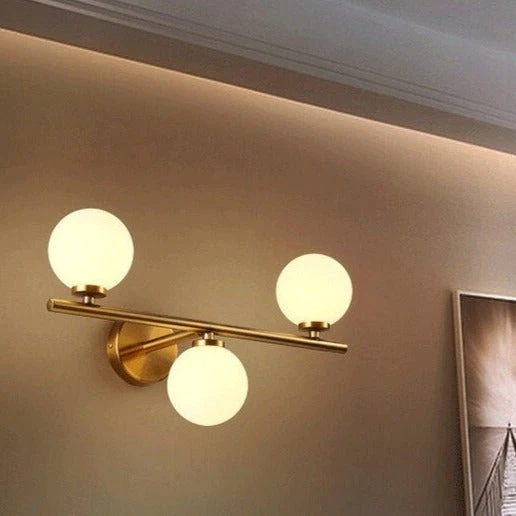 Applique Murale Moderne LED Avec Globes En Verre Nyrea 7 Applique Murale Moderne LED Avec Globes En Verre Nyrea – Image 5