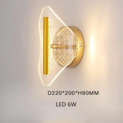 Applique Murale LED Moderne Transparent Et Doré Jilor 16 Applique Murale LED Moderne Transparent Et Doré Jilor -Lumeers Boutique product image 1925779932 59221cb8 a692 4115 998a 41cb2bc03c5e