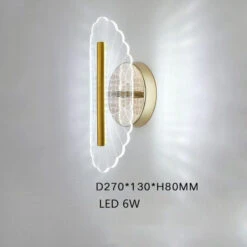 Applique Murale LED Moderne Transparent Et Doré Jilor 19 Applique Murale LED Moderne Transparent Et Doré Jilor -Lumeers Boutique product image 1925779933 595ef1be 9937 4de5 b911 37fe21ec8627