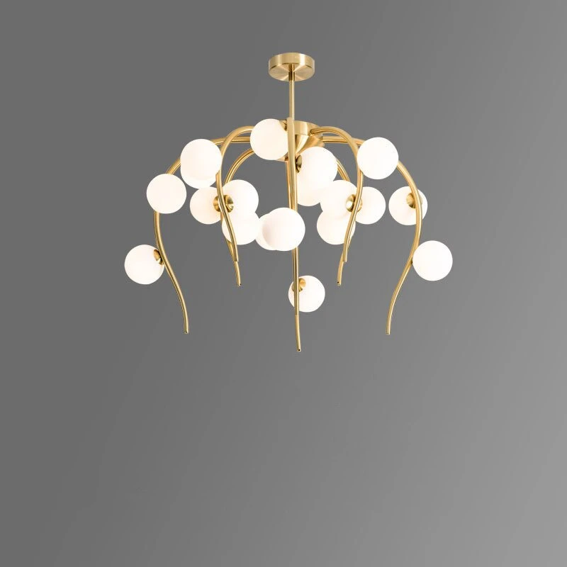 Lustre Moderne En Forme D'octopus Avec Globes Nayla 9 Lustre Moderne En Forme D'octopus Avec Globes Nayla – Image 7