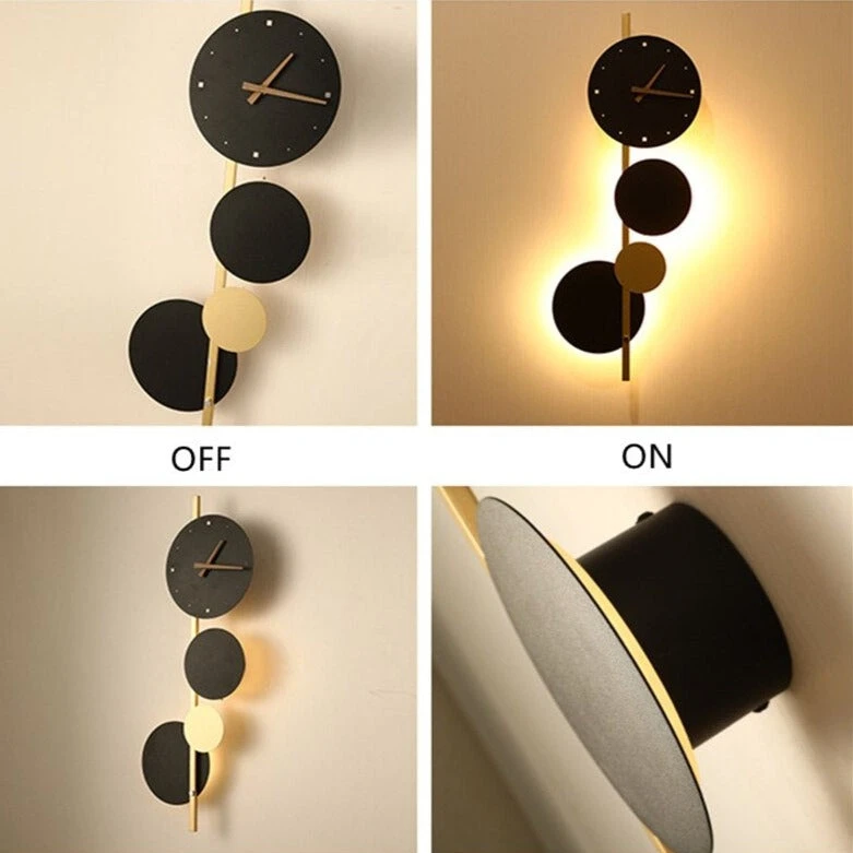Applique Murale LED Moderne Avec Horloge Scony 7 Applique Murale LED Moderne Avec Horloge Scony – Image 5