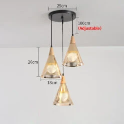 Lustre Moderne LED Avec Lampes Coniques Abril -Lumeers Boutique product image 1925782098